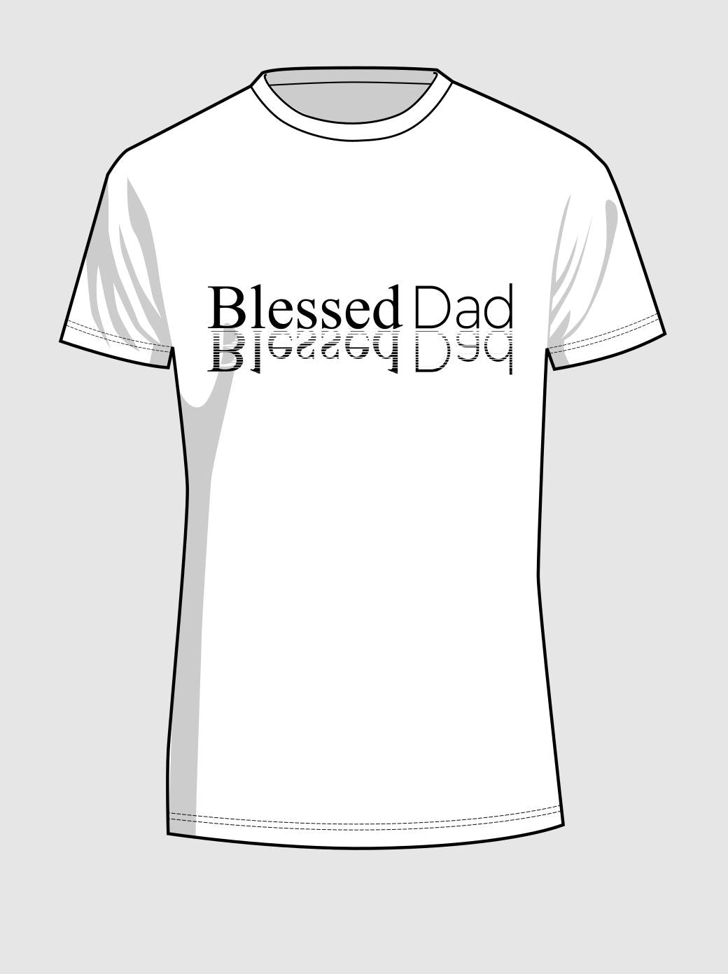 Männer T-Shirt - Blessed Dad