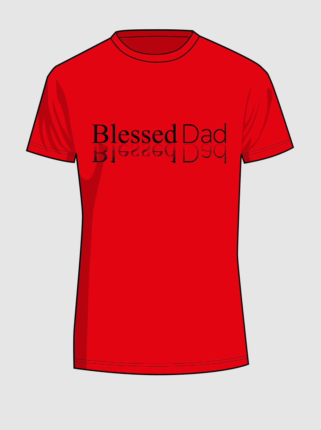 Männer T-Shirt - Blessed Dad