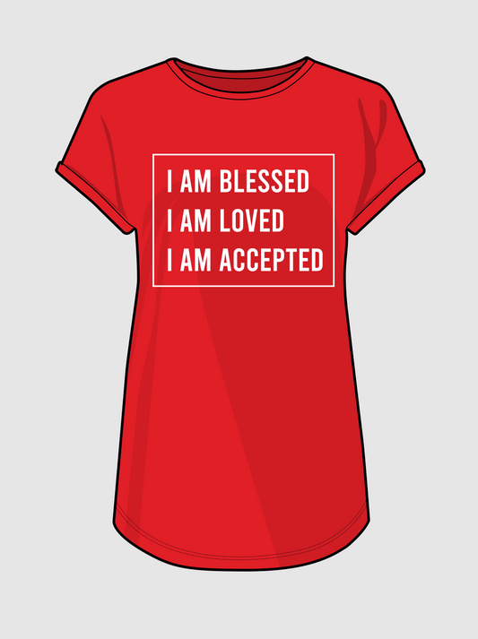 Frauen T-Shirt - I AM BLESSED