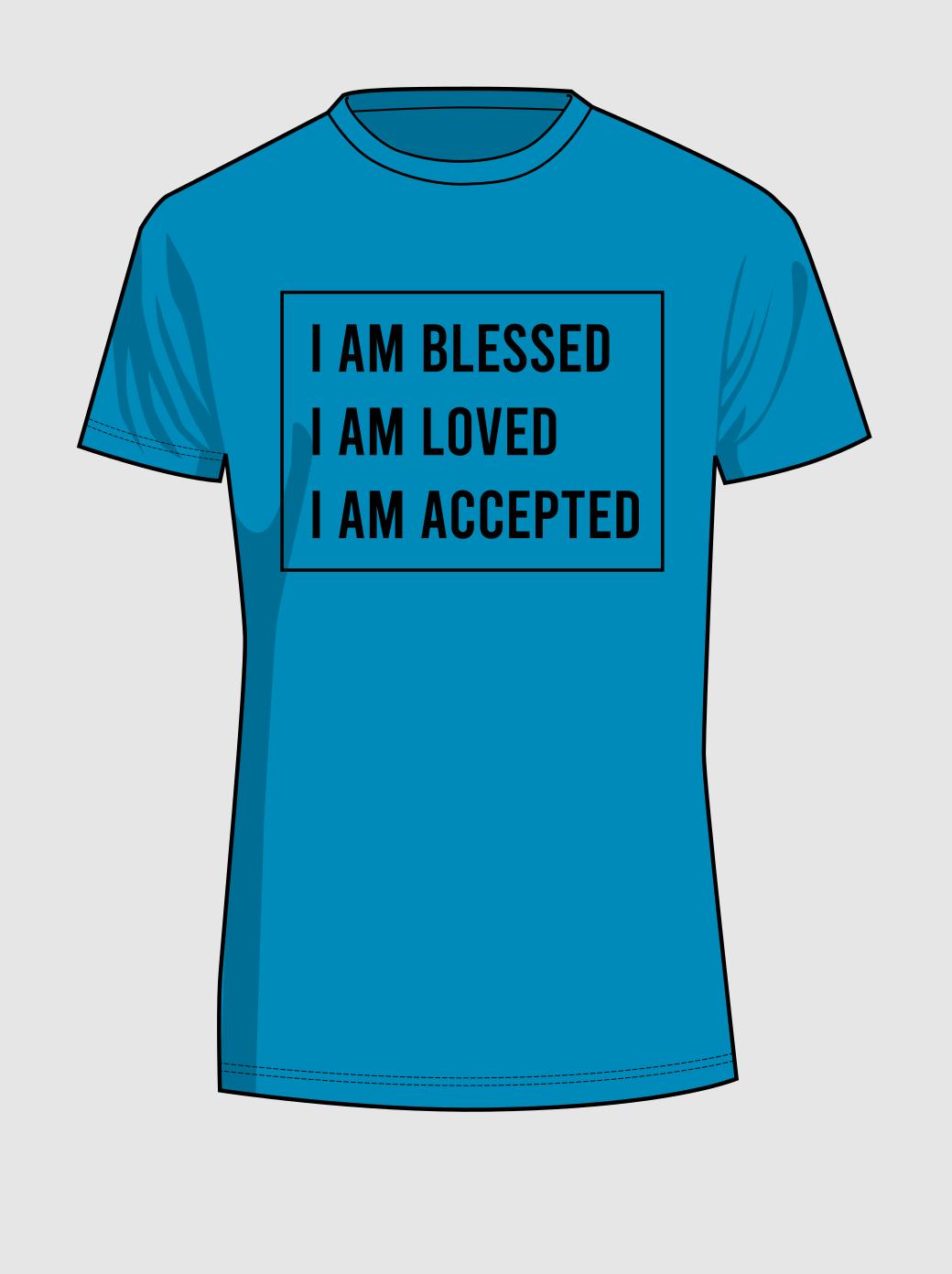 Männer T-Shirt - I AM BLESSED