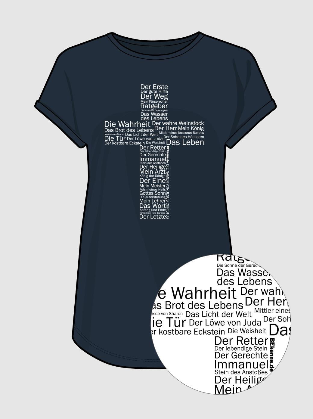 Frauen T-Shirt - Die Namen von Jesus Christus